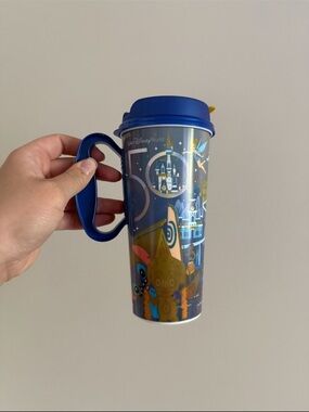 Walt Disney World 50th Anniversary Resort Refillable Travel Mug